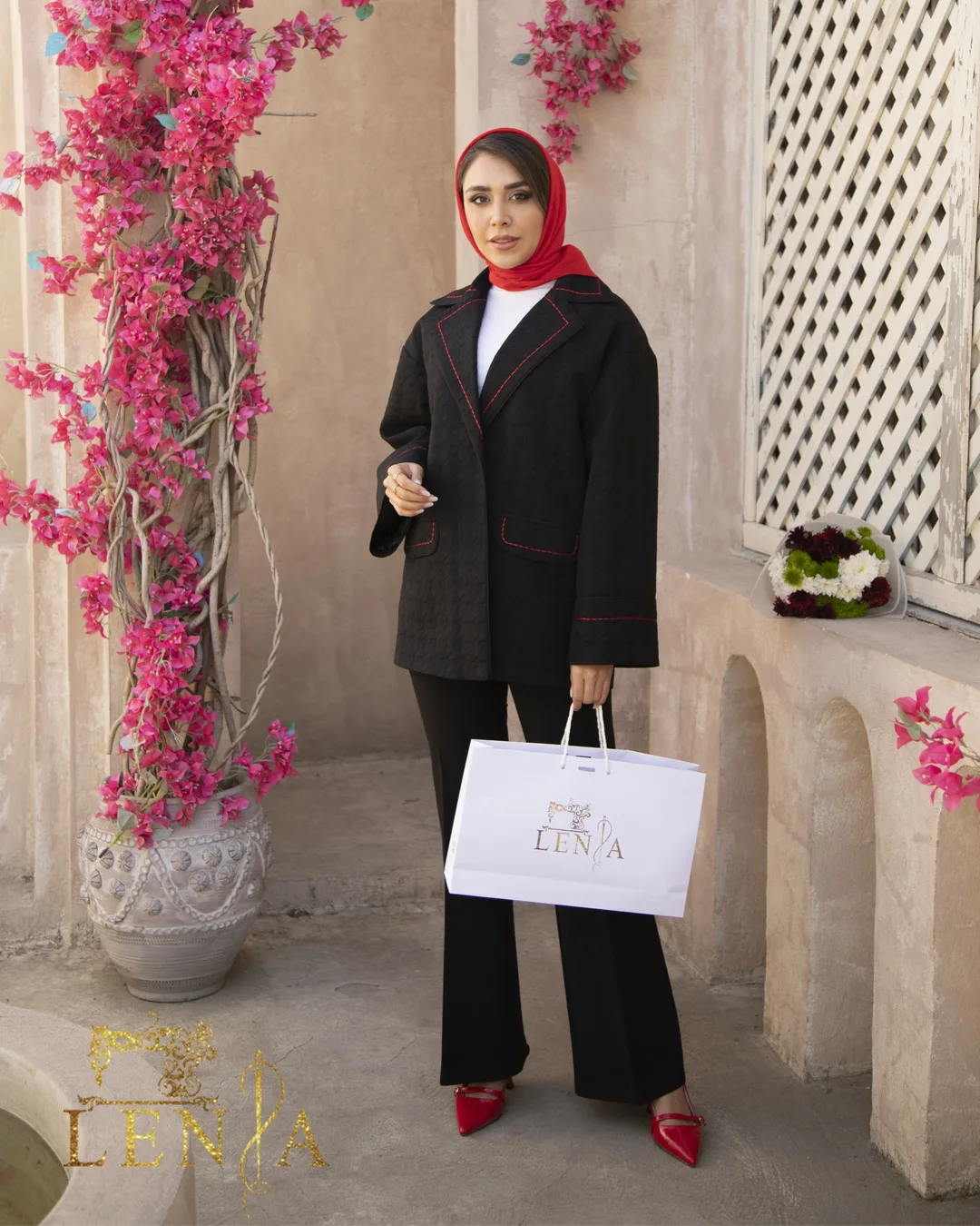 کت پیردوپل گلدوزی شده آستردار